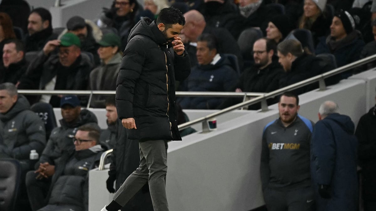 Manchester United head coach Ruben Amorim - null