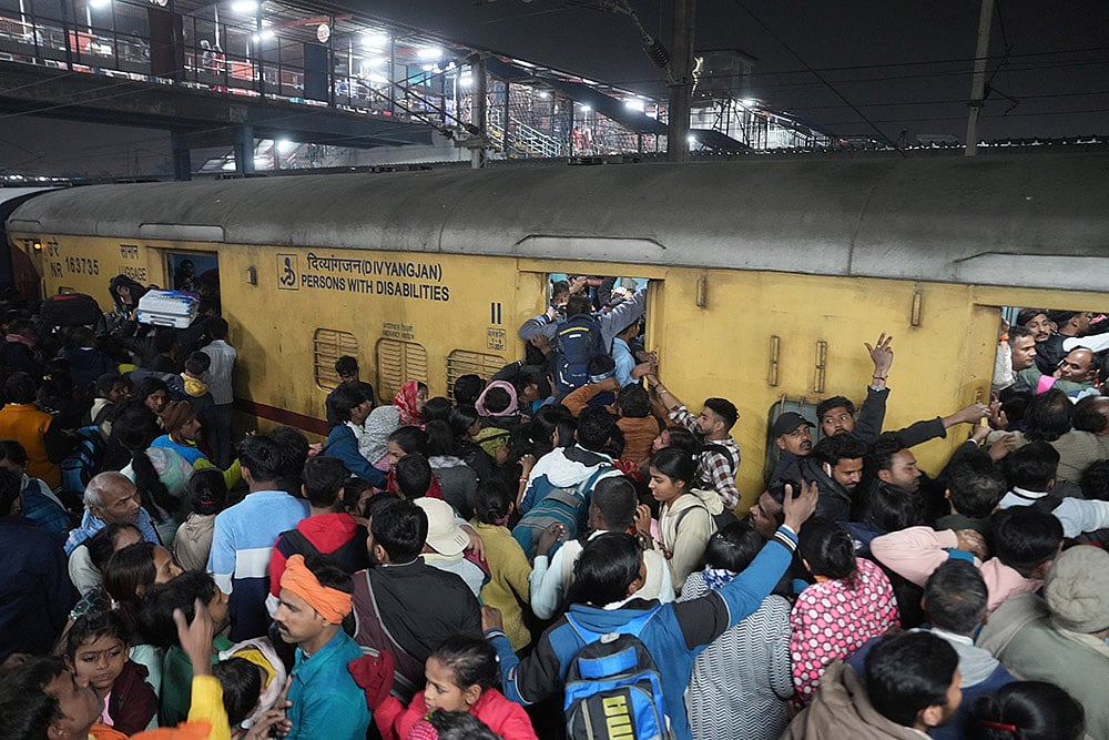New Delhi Railway Station stampede - | Photo: PTI Delhi/ Arun Sharma