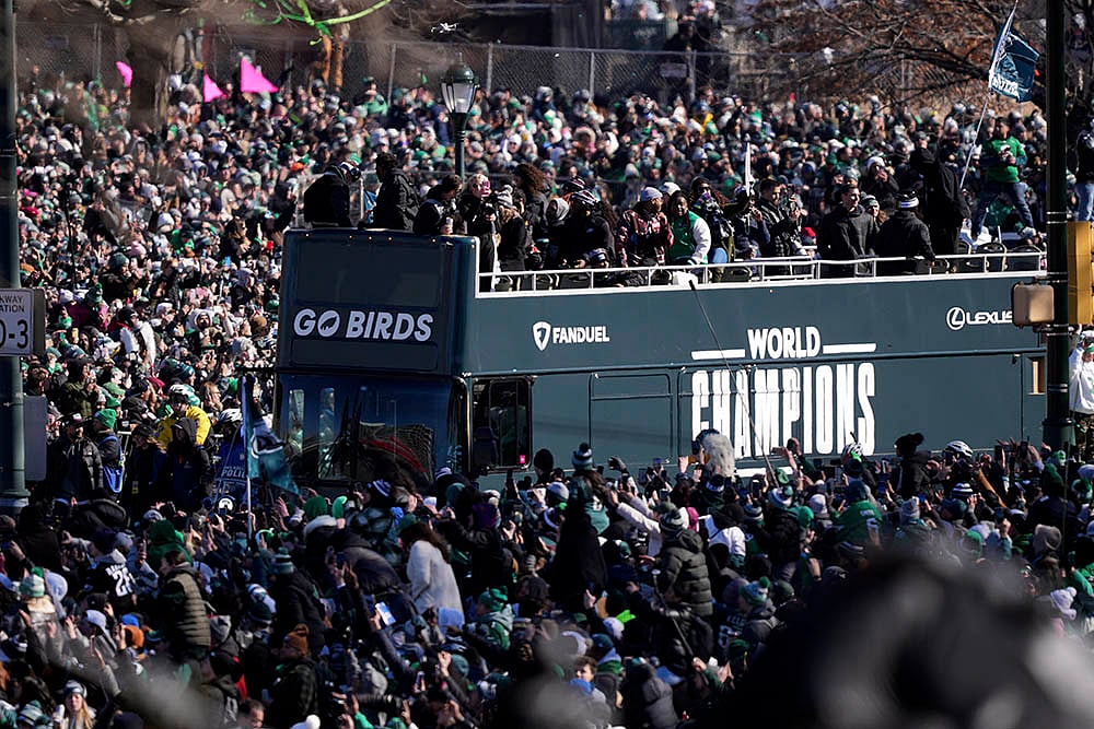 American Football NFL 2024-25 Super Bowl LIX Champions Philadelphia Eagles Parade