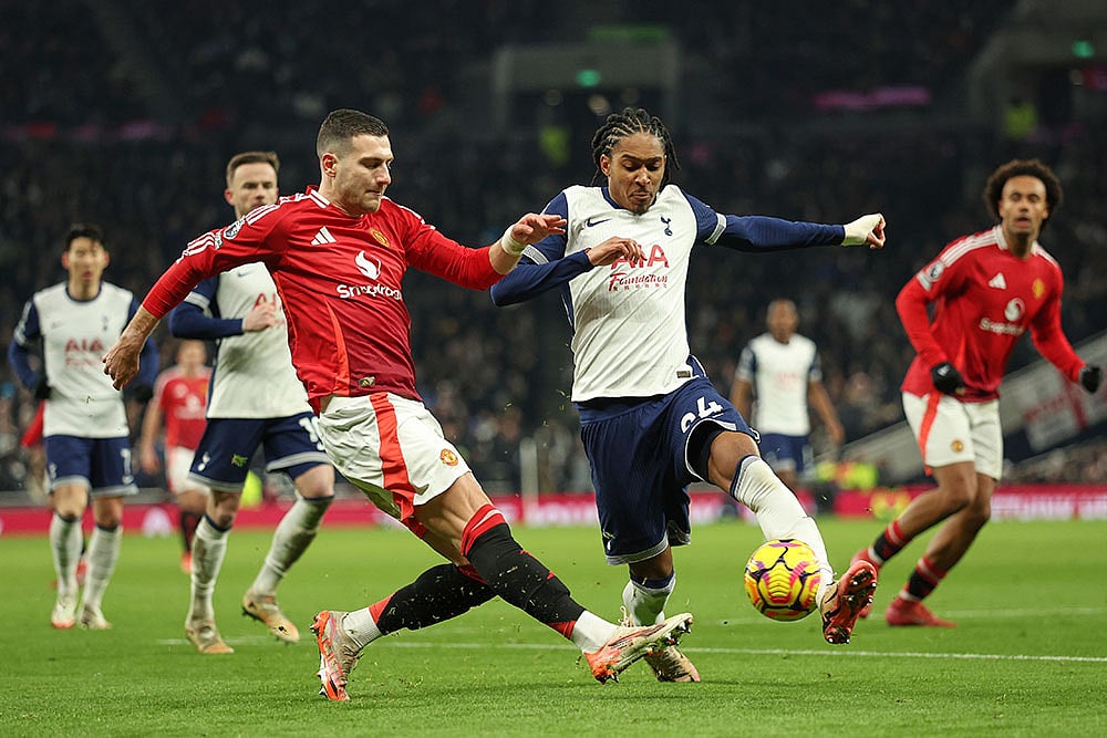 English Premier League Soccer: Manchester United vs Tottenham Hotspur