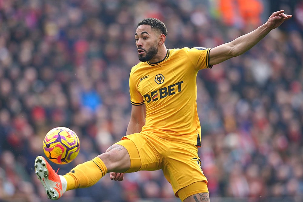 English Premier League soccer EPL football Liverpool vs Wolverhampton Wanderers: Matheus Cunha