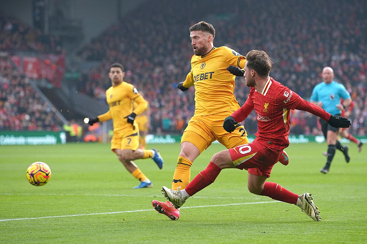 English Premier League soccer EPL football Liverpool vs Wolverhampton Wanderers: Alexis Mac Allister