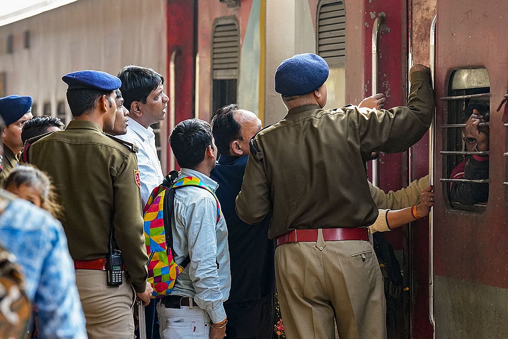 Security at New Delhi railway station