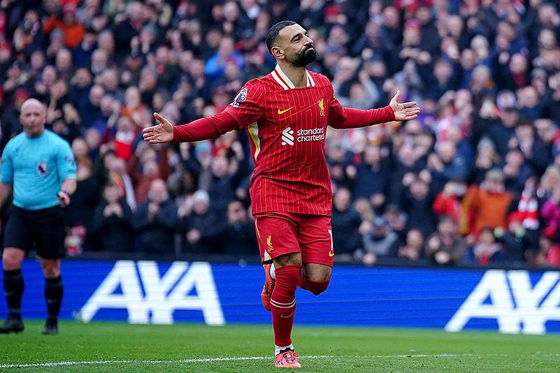 English Premier League soccer EPL football Liverpool vs Wolverhampton Wanderers: Mohamed Salah