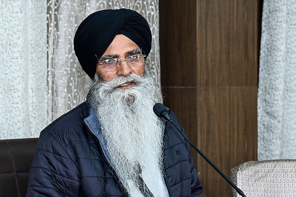| Photo: PTI : Harjinder Singh Dhami 