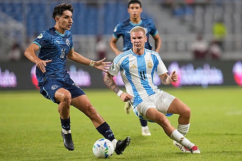 Argentina Paraguay Soccer South American U20