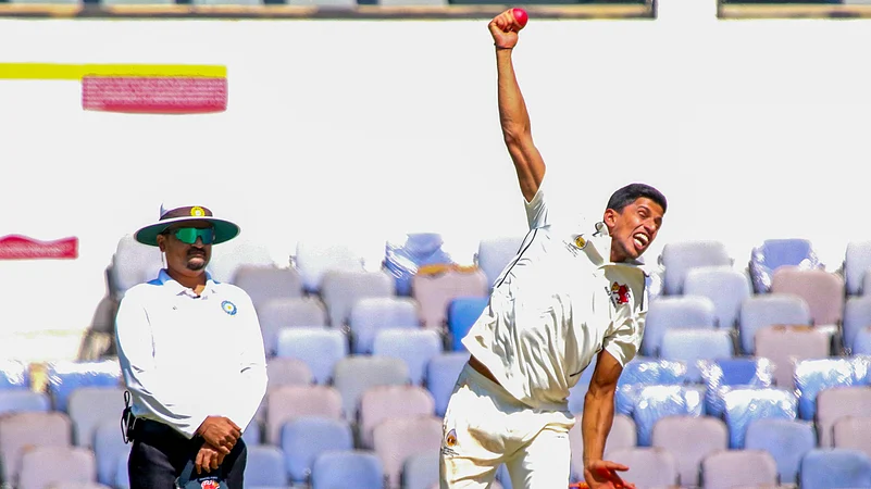Tanush Kotian Day 1 Ranji Trophy semi-final between Mumbai and Vidarbha