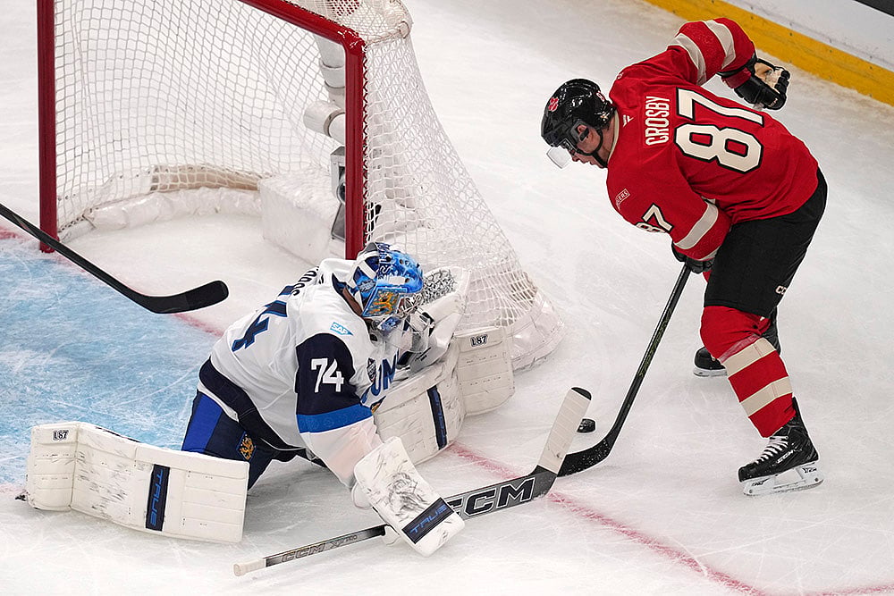 Canada vs Finland 4 Nations Face-Off 4 Ice Hockey: Juuse Saros 