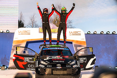 WRC Rally Sweden 2025: Elfyn Evans, Scott Martin