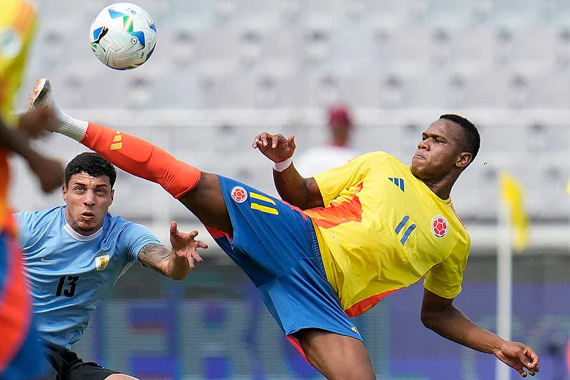 South American U-20 Championship Uruguay vs Colombia Soccer: Andy Batioja