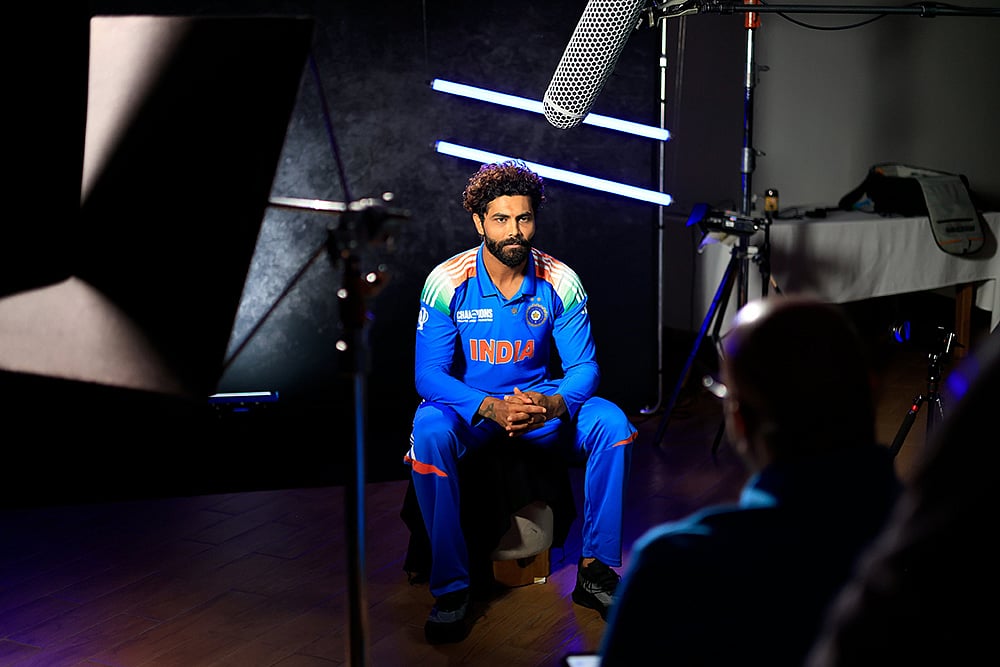Champions Trophy Cricket 2025: Indian cricket team photoshoot_Ravindra Jadeja