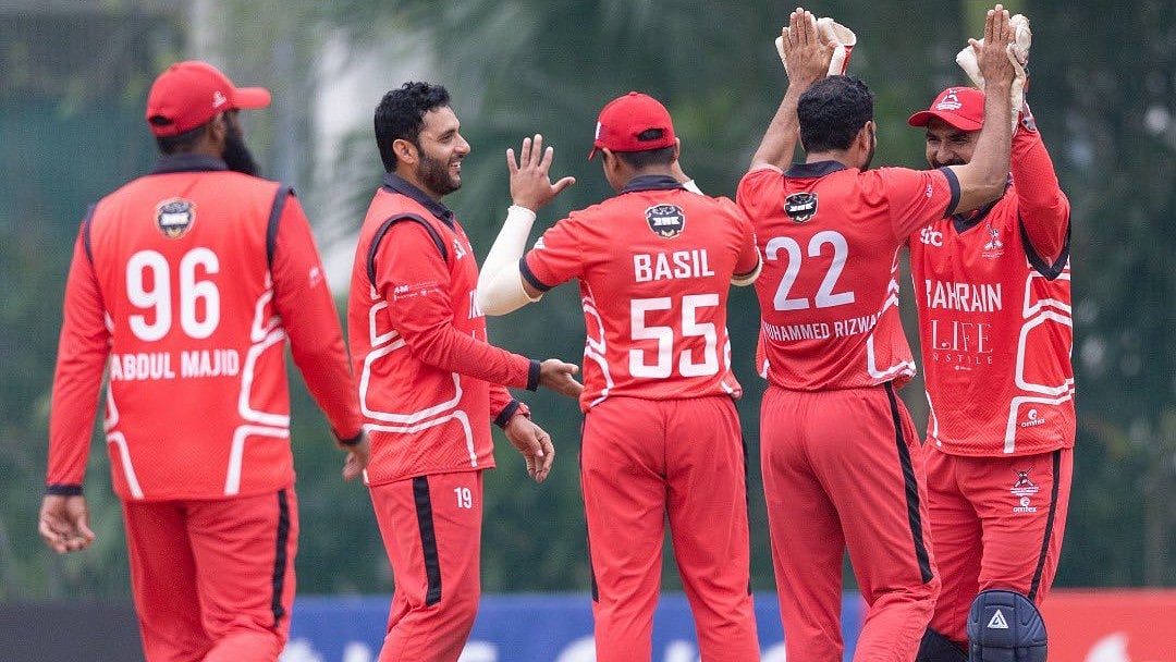 X/CricketHK : Bahrain cricket team will take on Indonesia cricket team.