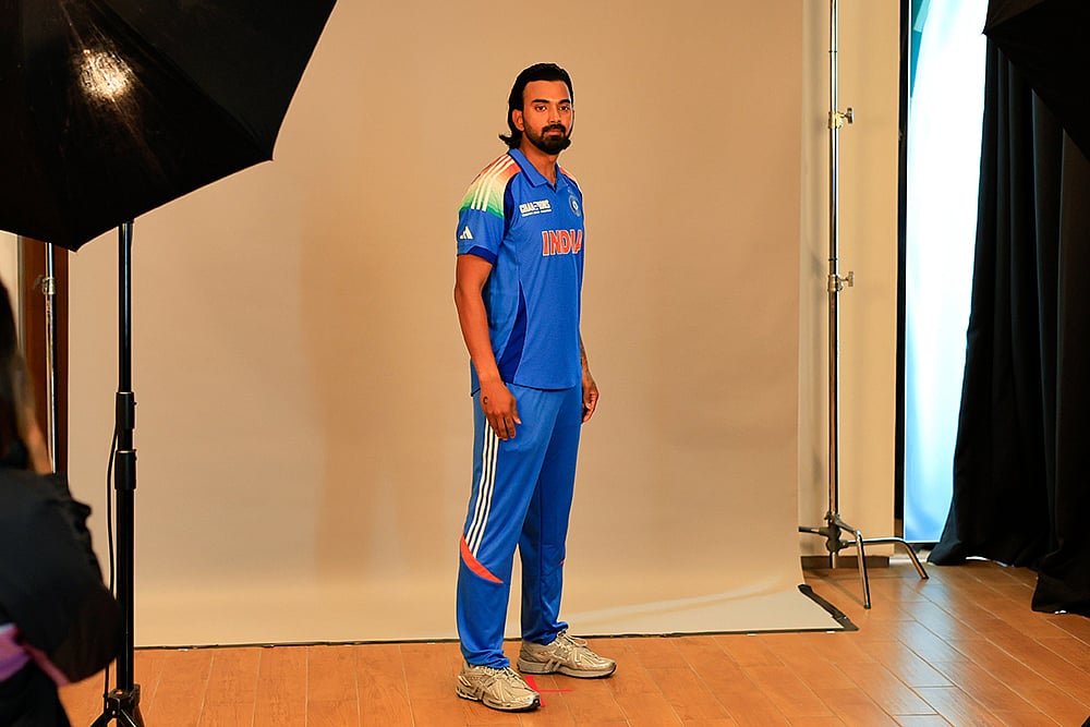 Champions Trophy Cricket 2025: Indian cricket team photoshoot_KL Rahul