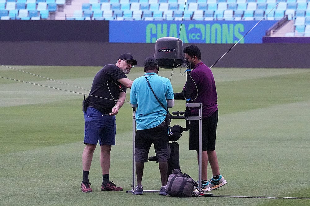 Champions Trophy Cricket 2025: Preparations at Dubai International Cricket Stadium photos_2