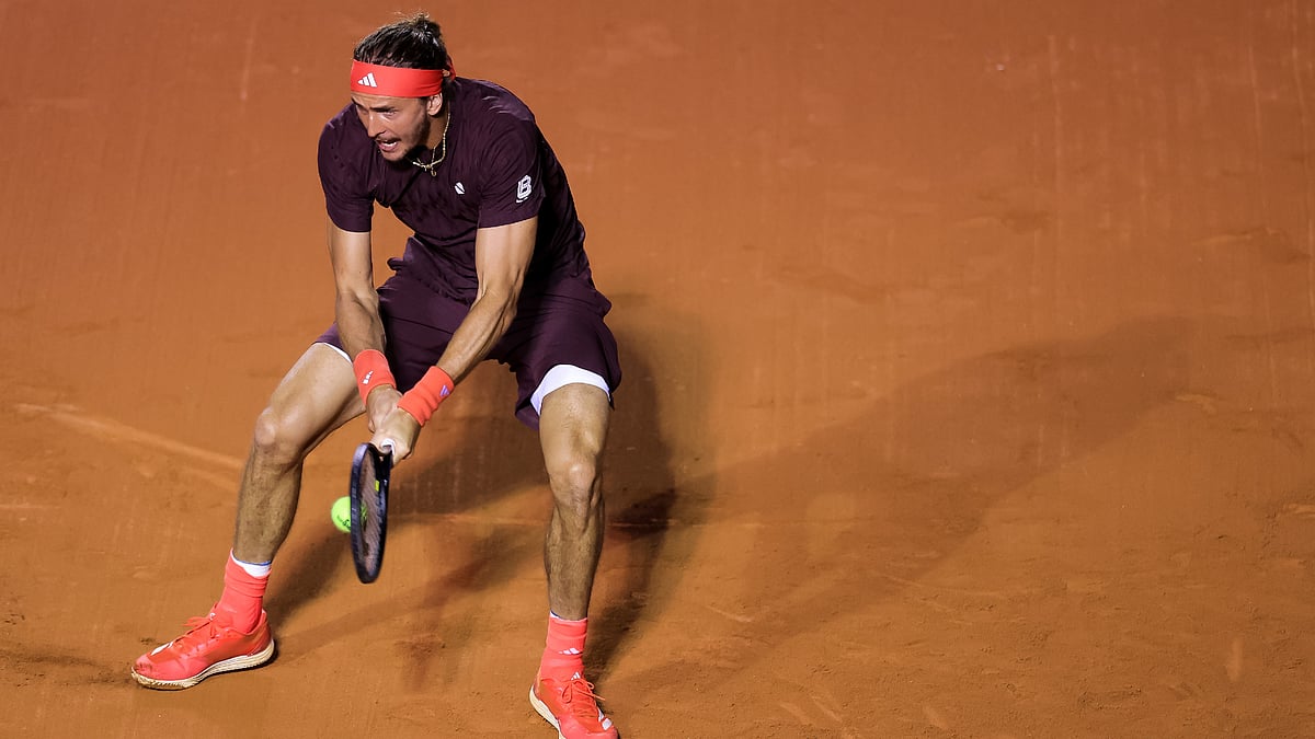 Alexander Zverev in action at the Rio Open
