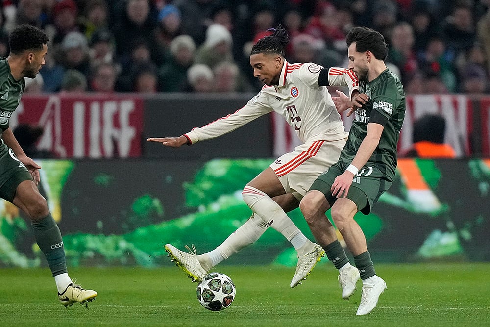 Germany Soccer Champions League playoff second leg FC Bayern Munich vs Celtic Glasgow: Michael Olise