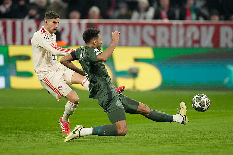 Germany Soccer Champions League playoff second leg FC Bayern Munich vs Celtic Glasgow: Leon Goretzka