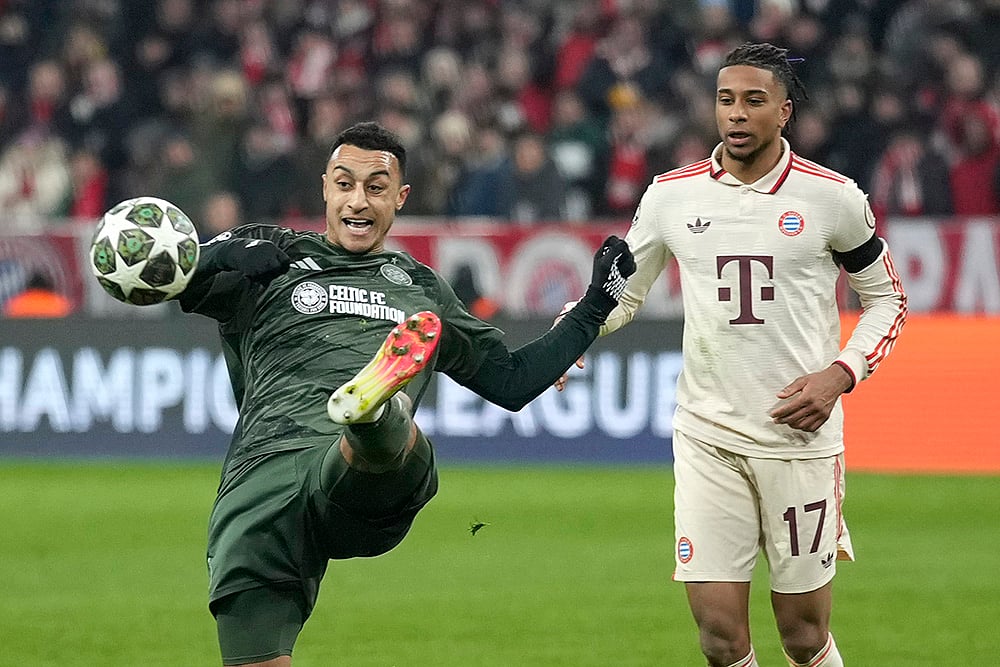 Germany Soccer Champions League playoff second leg FC Bayern Munich vs Celtic Glasgow: Adam Idah