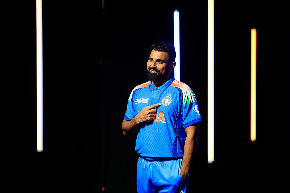 Champions Trophy Cricket 2025: Indian cricket team photoshoot_Mohammed Shami