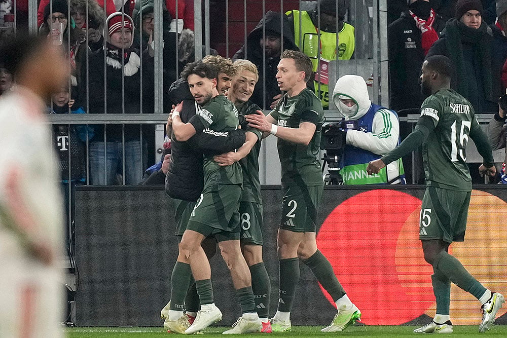 Germany Soccer Champions League playoff second leg FC Bayern Munich vs Celtic Glasgow: Nicolas Kuehn