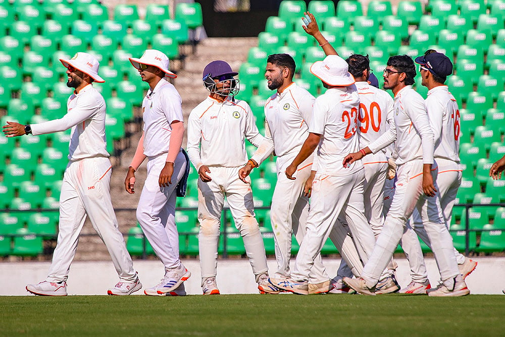 Ranji Trophy semi-final cricket Mumbai Vs Vidarbha Day 2_Parth Rekhade
