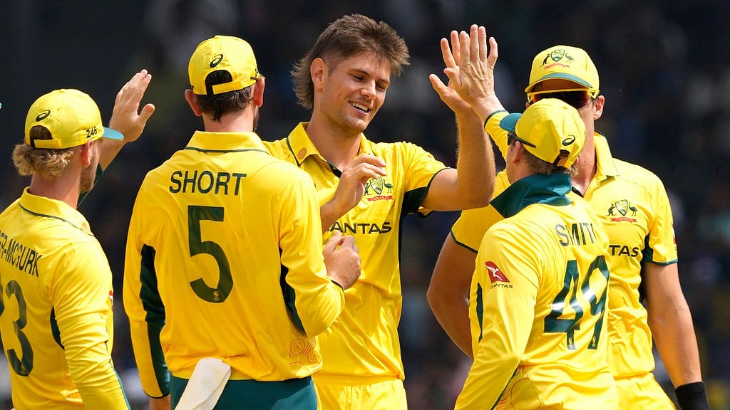 AP : The Australian cricket team.