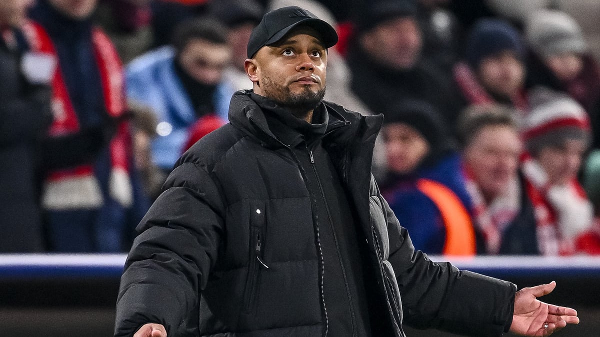 Vincent Kompany during Bayern's clash with Celtic - null