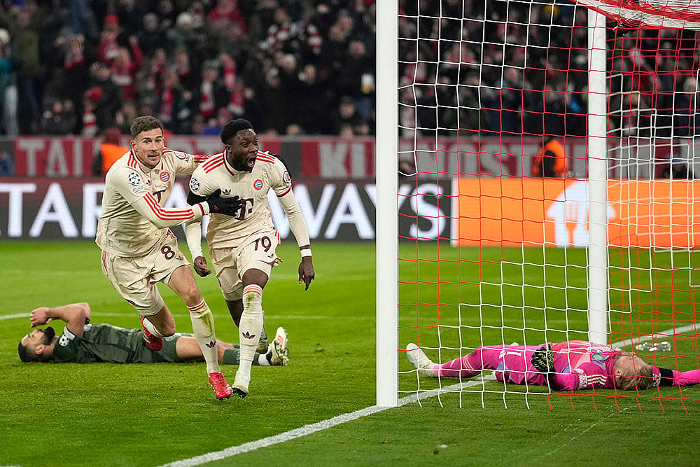Germany Soccer Champions League playoff second leg FC Bayern vs Celtic Glasgow: Alphonso Davies