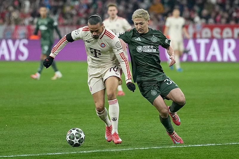 Germany Soccer Champions League playoff second leg FC Bayern Munich vs Celtic Glasgow: Leroy Sane