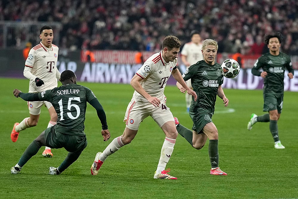 Germany Soccer Champions League playoff second leg Bayern vs Celtic Glasgow:  Josip Stanisic