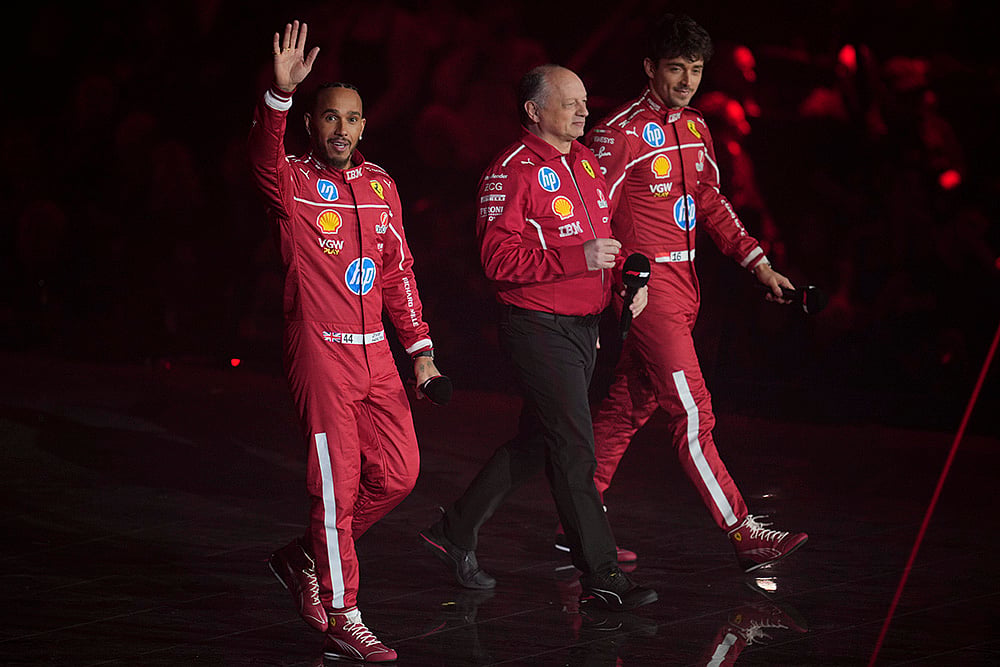 F1 75 Live launch event at the O2 arena in London: 