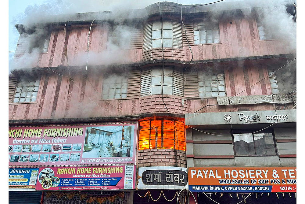 Fire in Ranchi