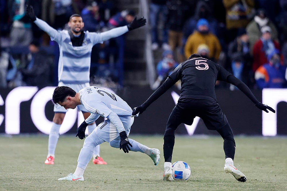 CONCACAF Soccer Inter Miami vs Sporting Kansas City football match: Sergio Busquets