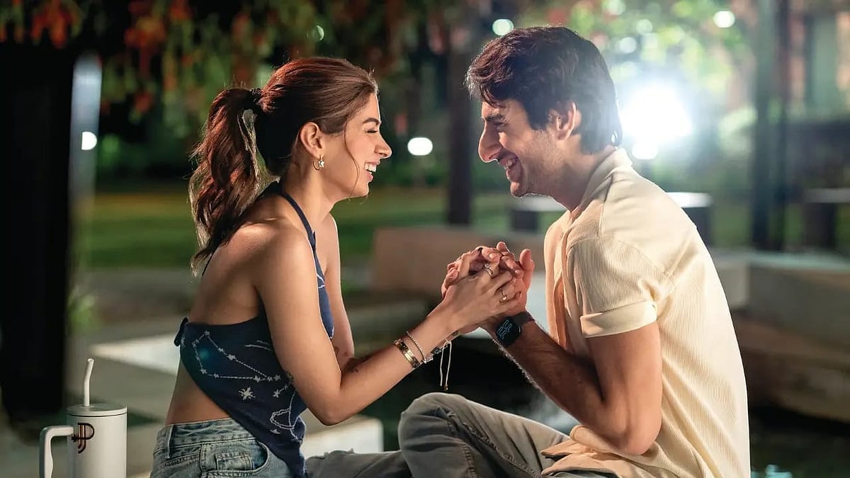 X : Ibrahim Ali Khan and Khushi Kapoor in Nadaaniyan