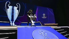 UEFA Champions League trophy. - File