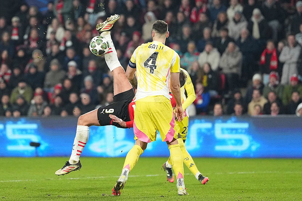 Netherlands Soccer Champions League: PSV vs Juventus