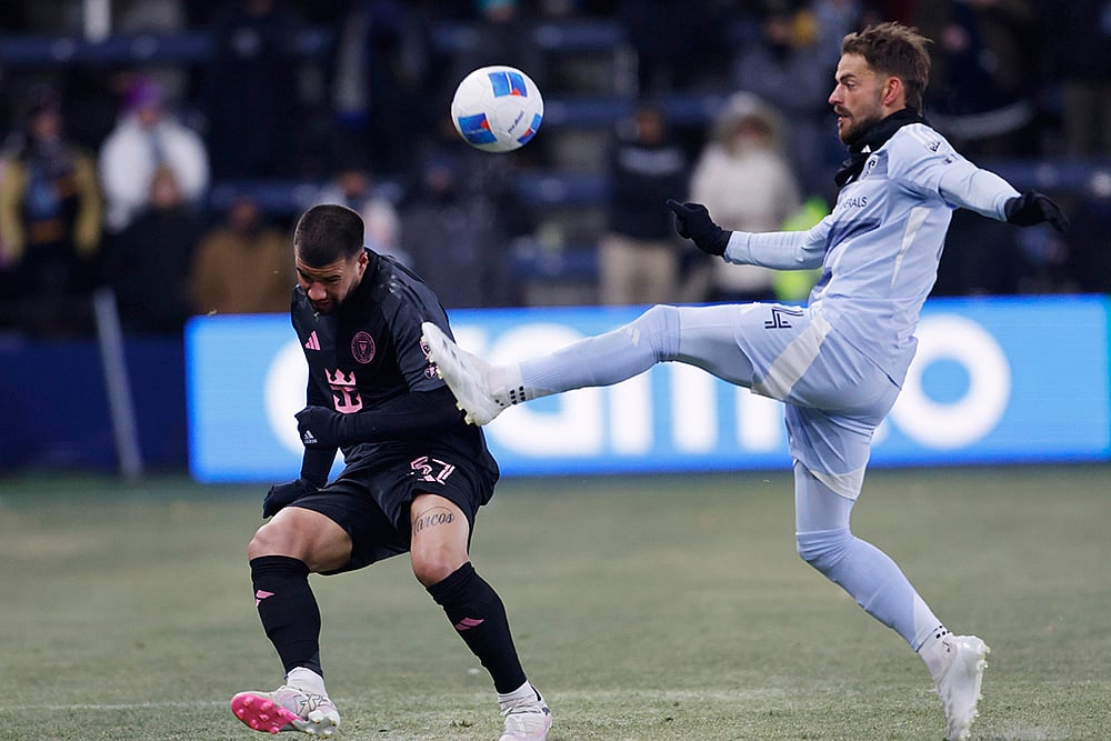 CONCACAF Soccer Inter Miami vs Sporting Kansas City football match: Marcelo Weigandt