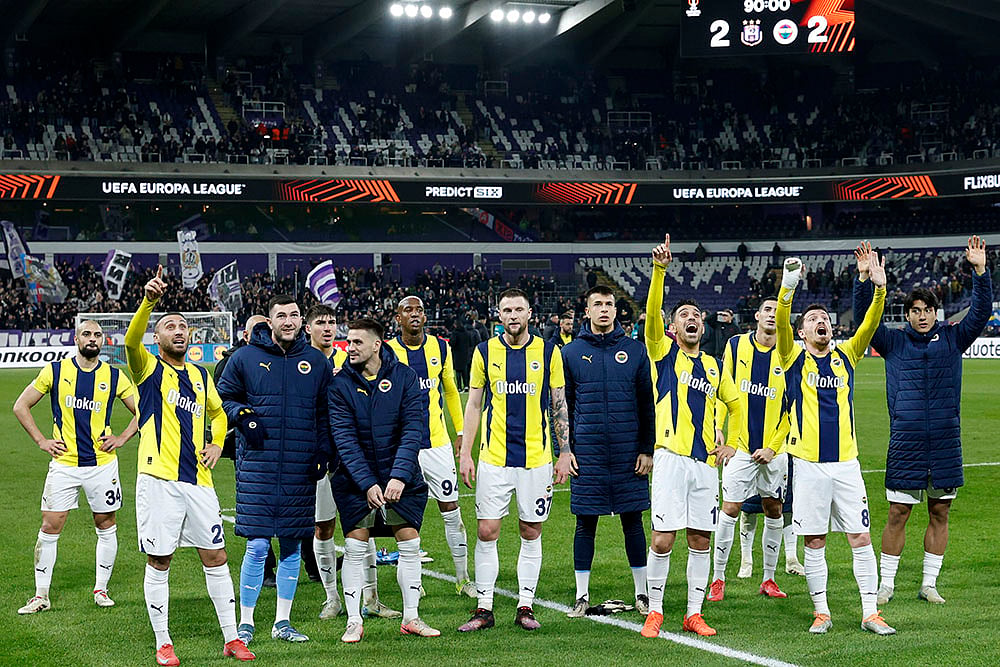 Europa League playoff second leg soccer match between Anderlecht vs Fenerbahce