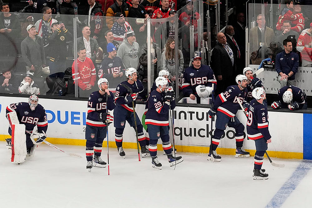 4 Nations Face-Off championship Canada vs USA Ice hockey final: USA players 