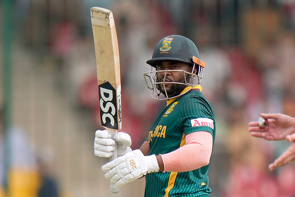 ICC Champions Trophy Afghanistan vs South Africa ODI Cricket Match 3 AFG vs SA: Temba Bavuma
