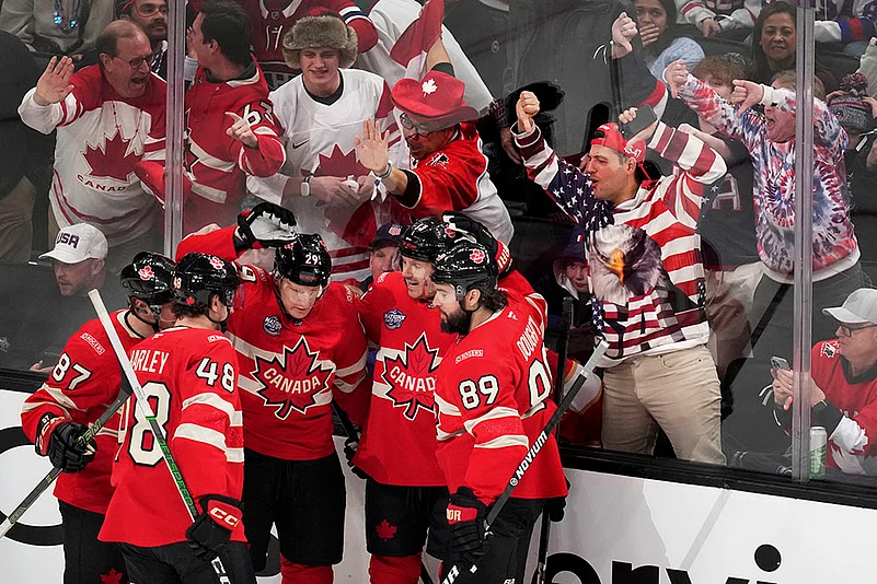 4 Nations Face-Off championship Canada vs USA Ice hockey final: Nathan MacKinnon