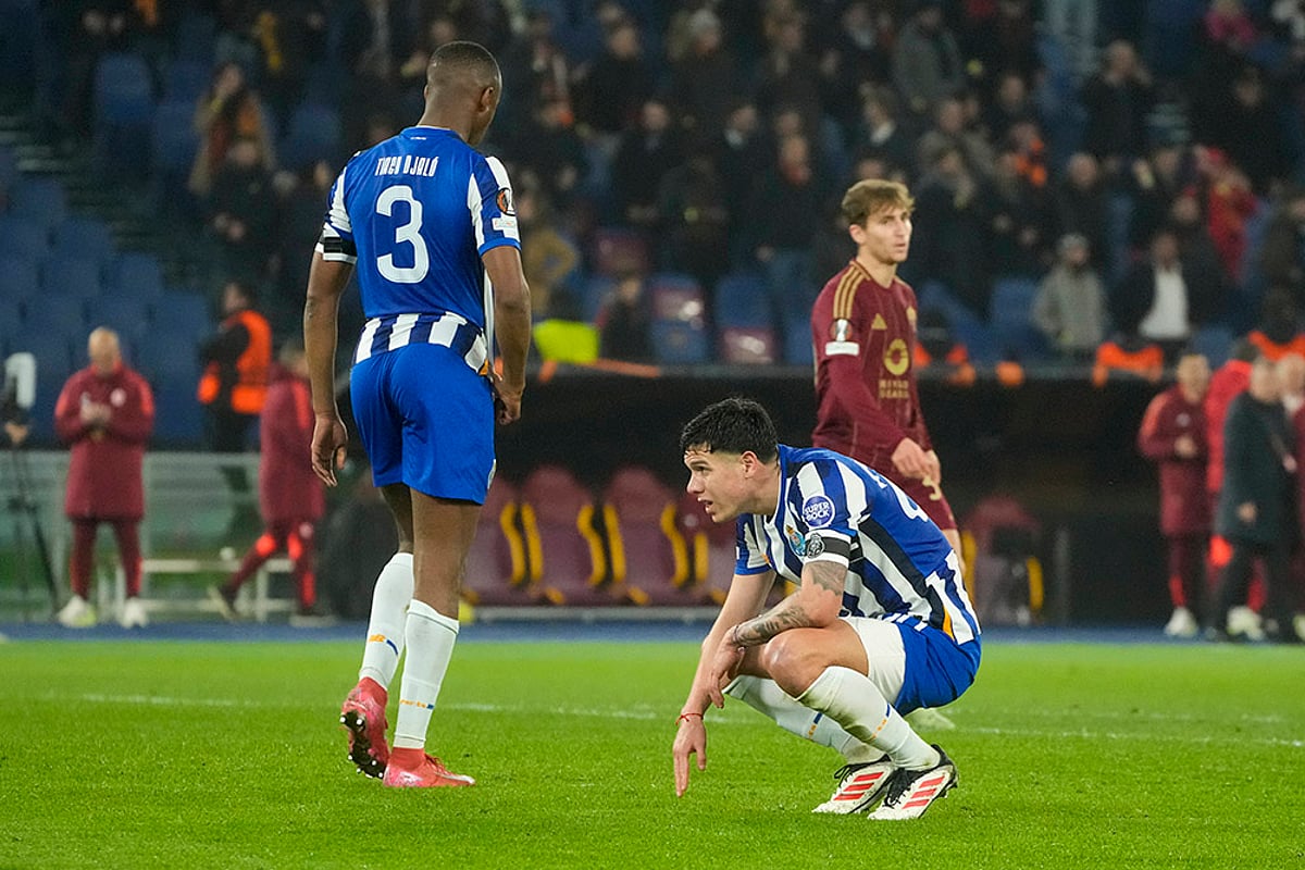 Europa League playoff second leg soccer match between AS Roma and FC Porto: