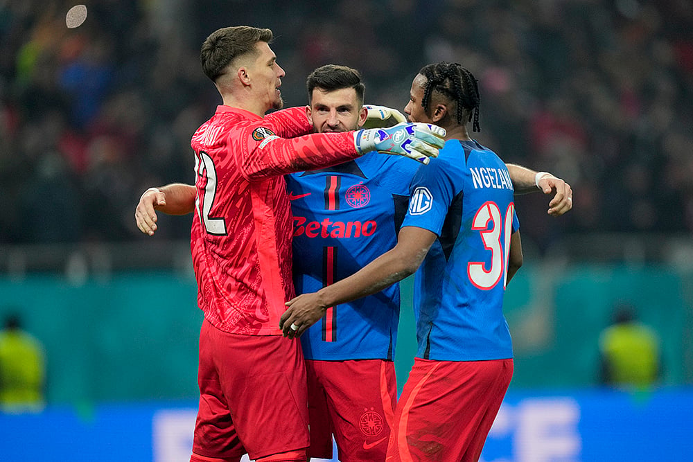Europa League playoff second leg soccer match between FCSB vs PAOK: Stefan Tarnovanu 