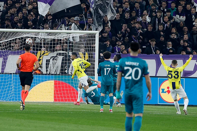 Europa League playoff second leg soccer match between Anderlecht vs Fenerbahce: Youssef En-Nesyri