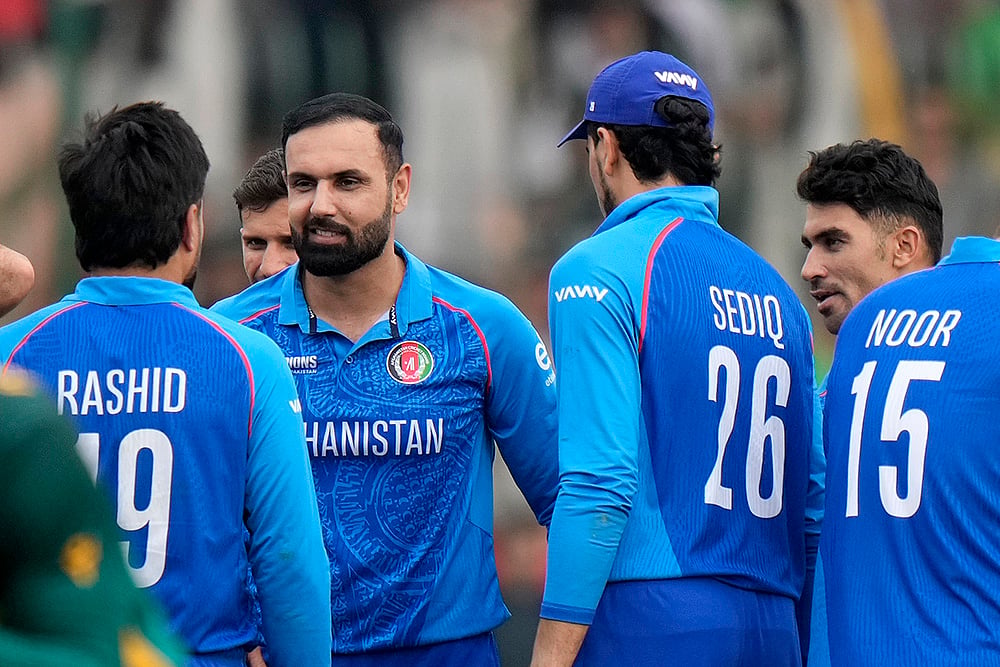 ICC Champions Trophy Afghanistan vs South Africa ODI Cricket Match 3 AFG vs SA: Mohammad Nabi