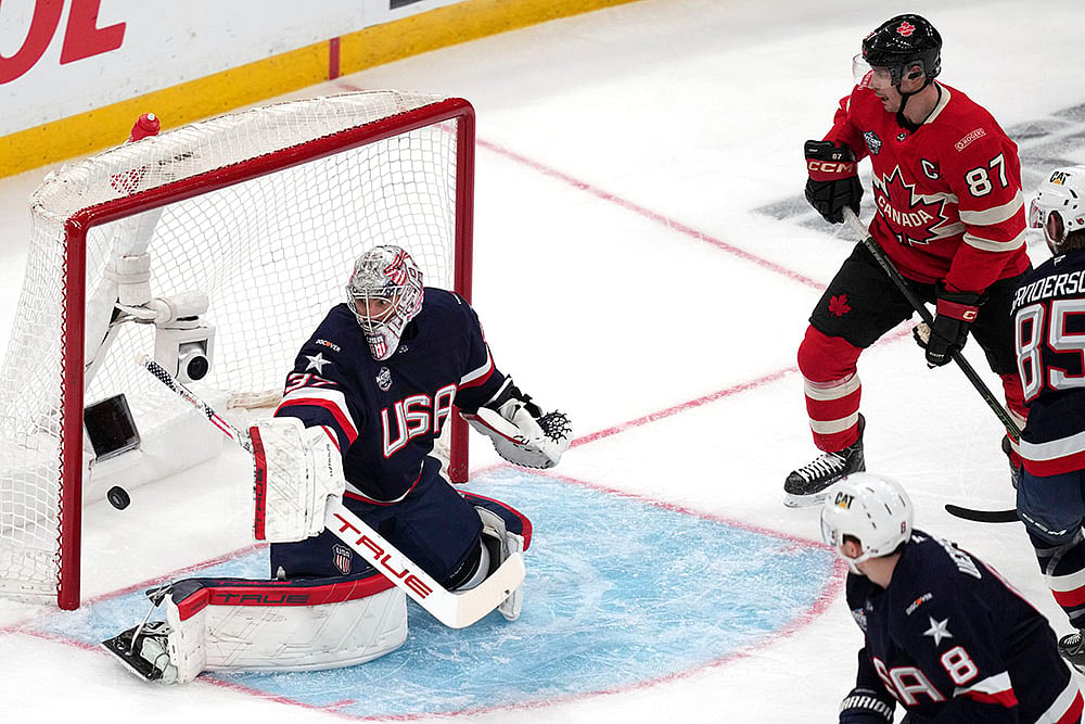 4 Nations Face-Off championship Canada vs USA Ice hockey final: Connor Hellebuyck