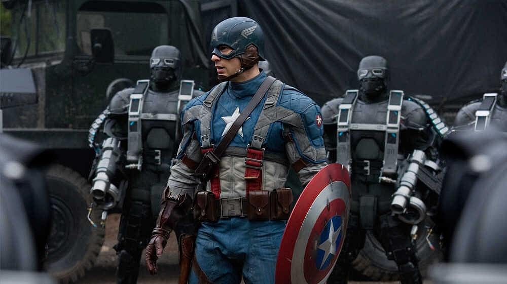 Chris Evans in Captain America: The First Avenger