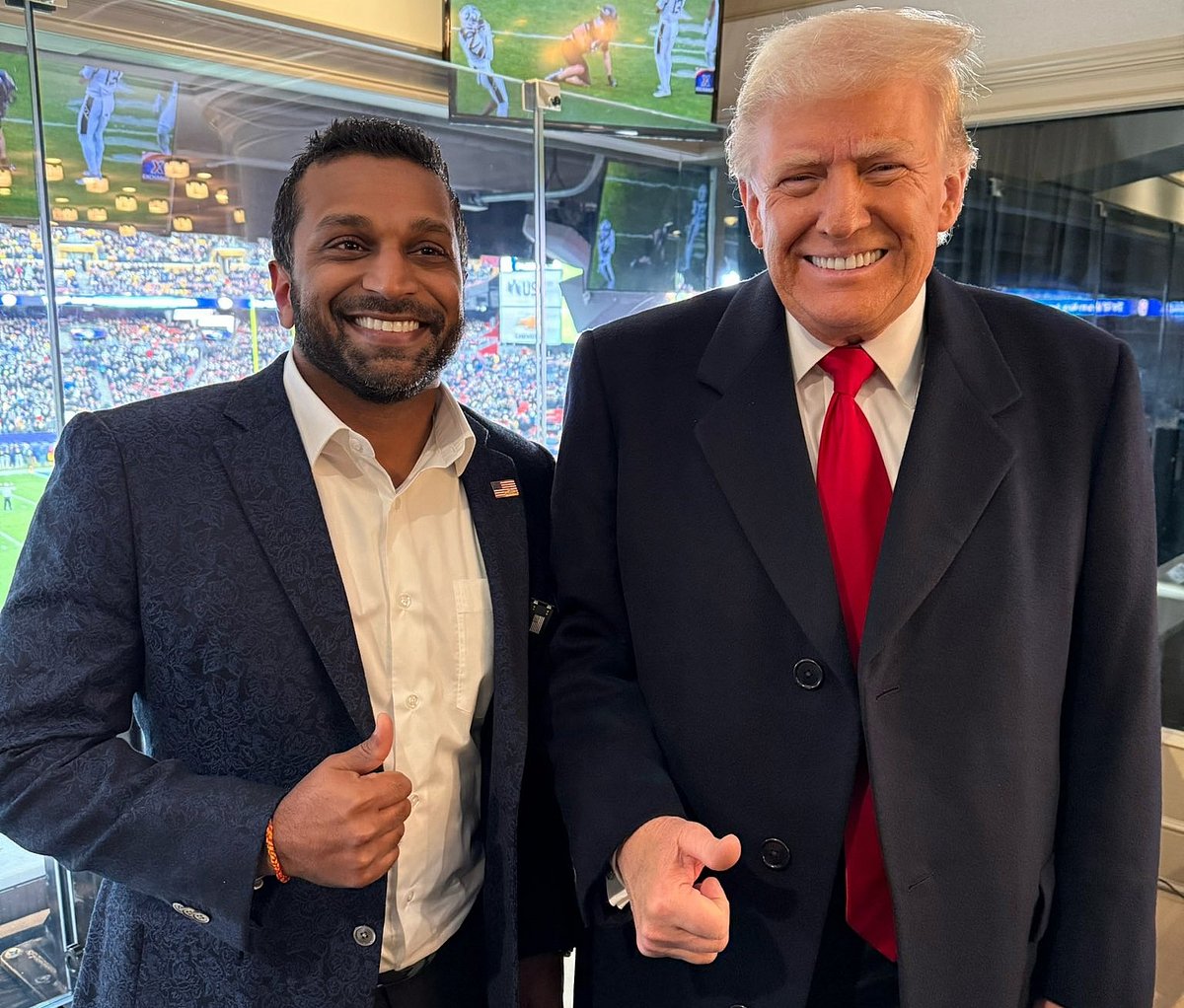New FBI director Kash Patel with US President Donald Trump - X/@Kash_Patel