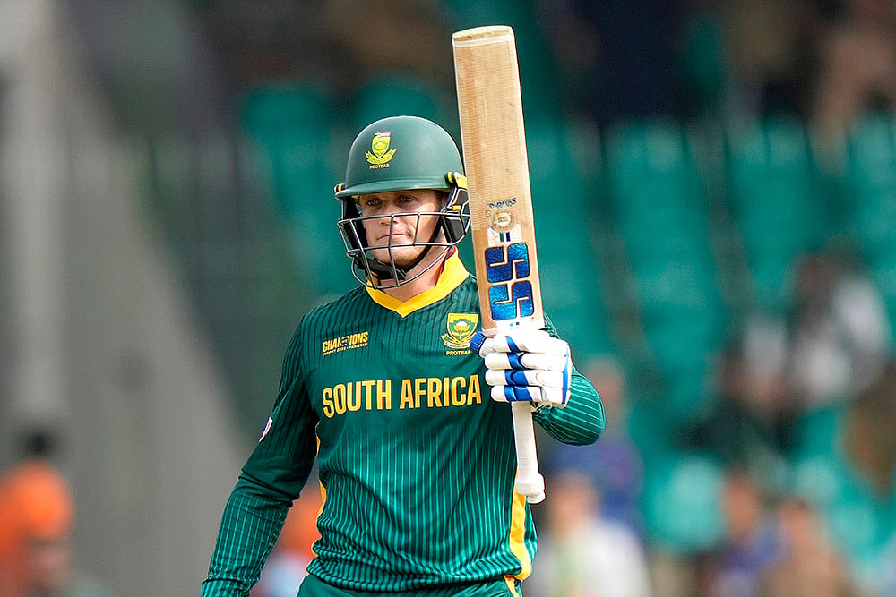 ICC Champions Trophy Afghanistan vs South Africa ODI Cricket Match 3 AFG vs SA: Ryan Rickelton