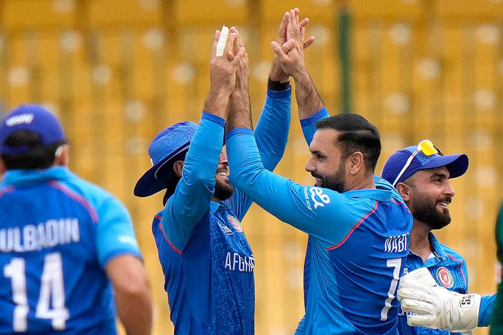 ICC Champions Trophy Afghanistan vs South Africa ODI Cricket Match 3 AFG vs SA: Mohammad Nabi 
